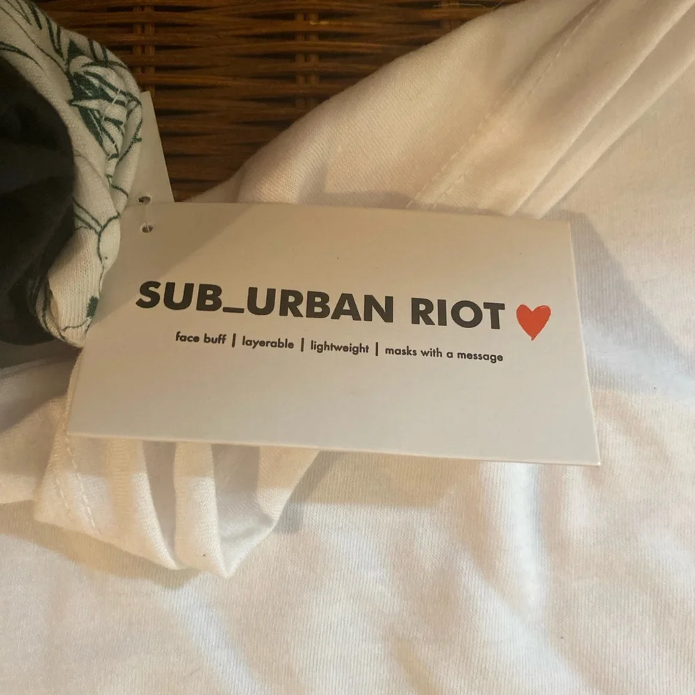 SUB_URBAN RIOT Face Masks - New with tags!